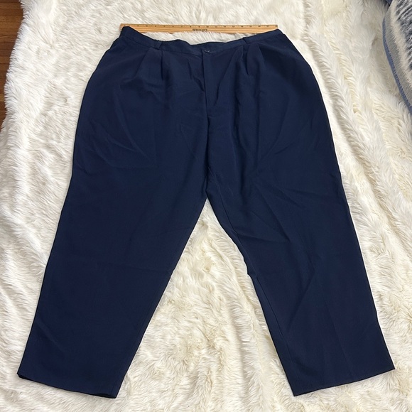 Briggs Womens Navy Dress Pants 22W, EUC - Picture 1 of 6